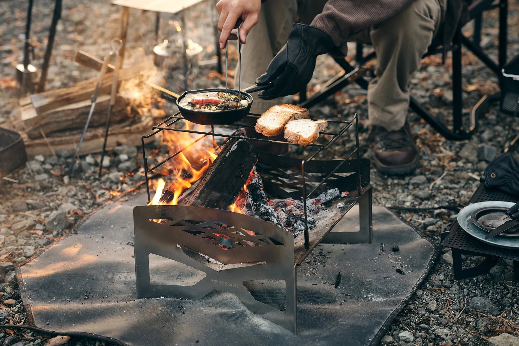 LAVA ストーブホットプレート 26cm ブラック グランピング LAVA ストーブホットプレート 26cm ブラック グランピング