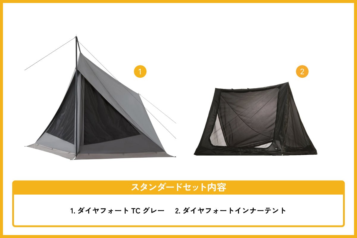 ダイヤフォートTC グレー スタンダードセット - TOKYO CRAFTS