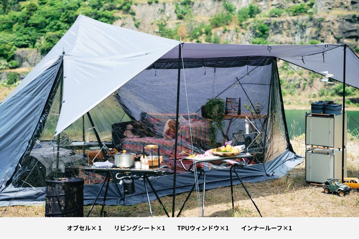 【セット割】オブセル コンプリートセット(オブセル + リビングシート + TPUウィンドウ + インナールーフ) - TOKYO CRAFTS