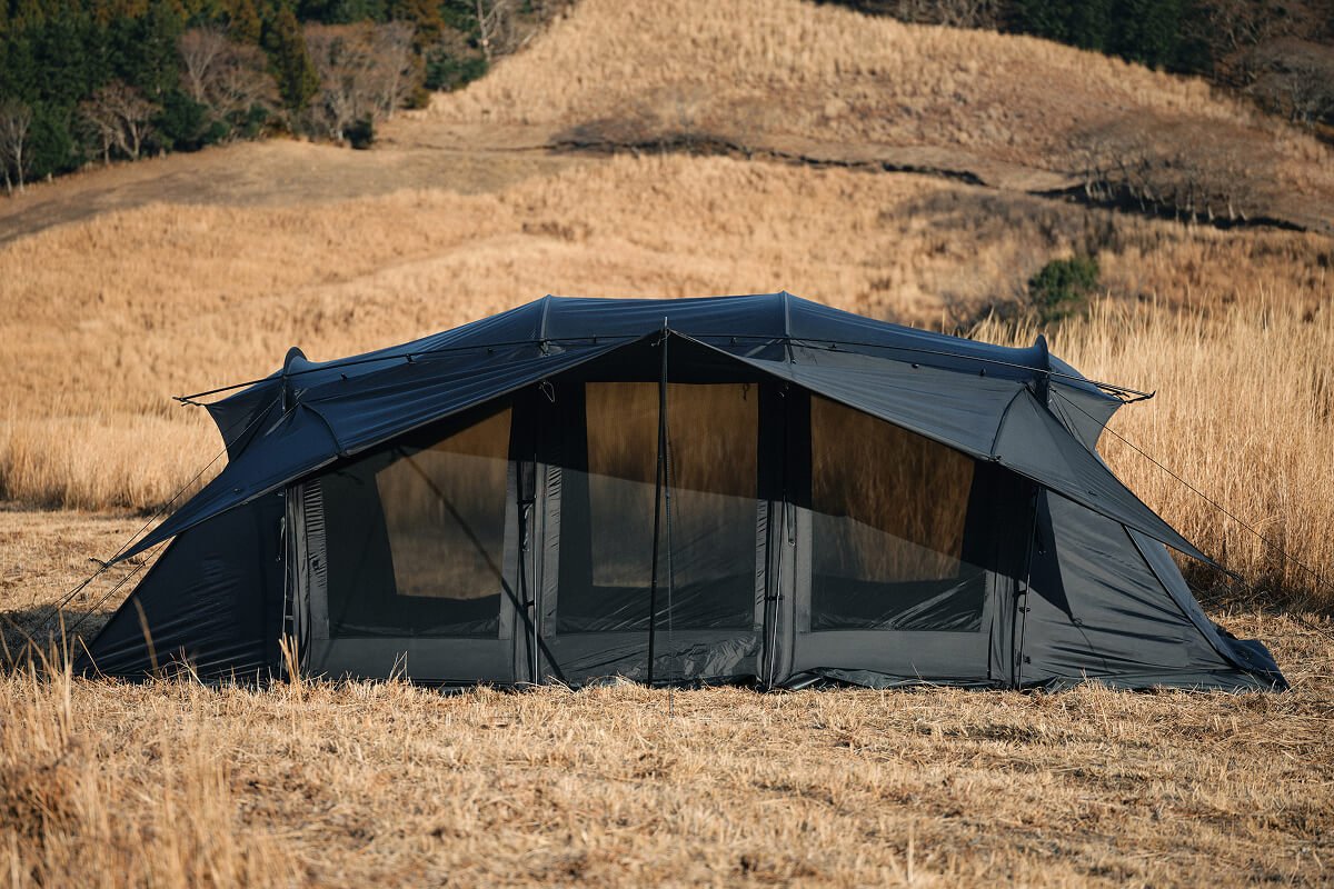 ウィングフォート 5th Anniversary ブラック (4人用インナーテント付属) - TOKYO CRAFTS