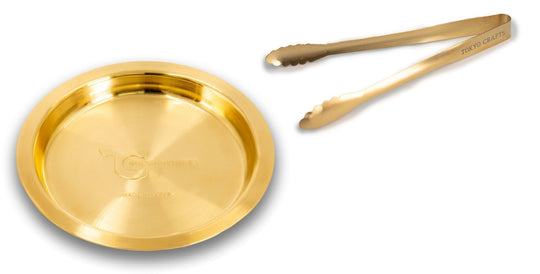 真鍮シェラプレート＆ゴールドミニトング - TOKYO CRAFTS