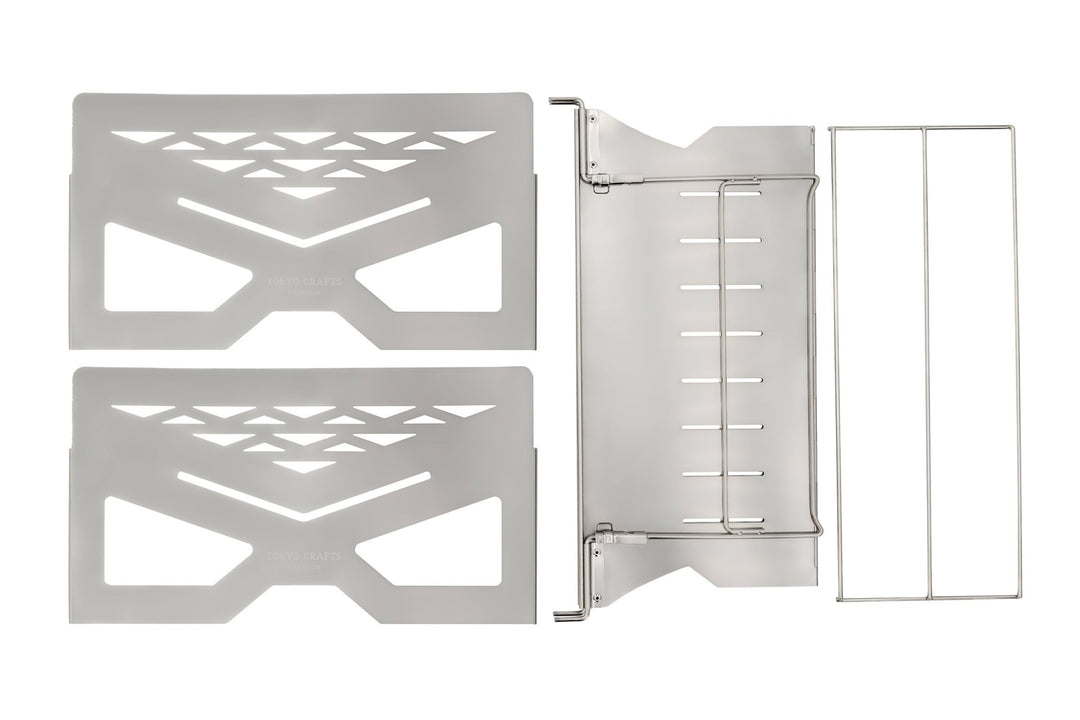 焚火台マクライト(チタン製)超軽量コンパクト - 東京クラフト