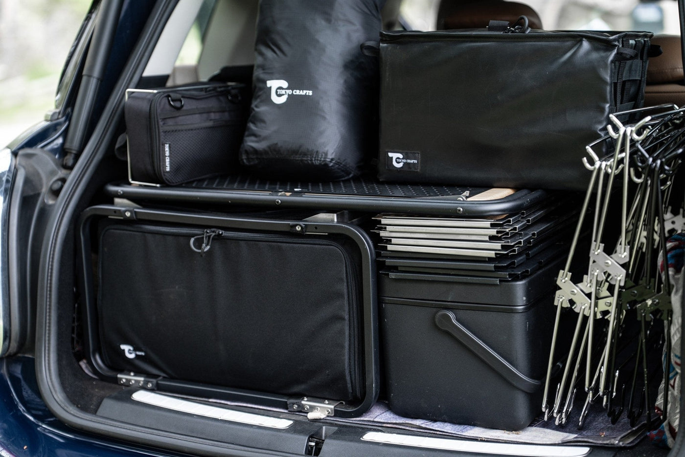 【セット割】ギアバンカーテーブルセット（コードユニット + トップボード+ ショルダーケース + ギアバンカー + グラフアーム） - TOKYO CRAFTS