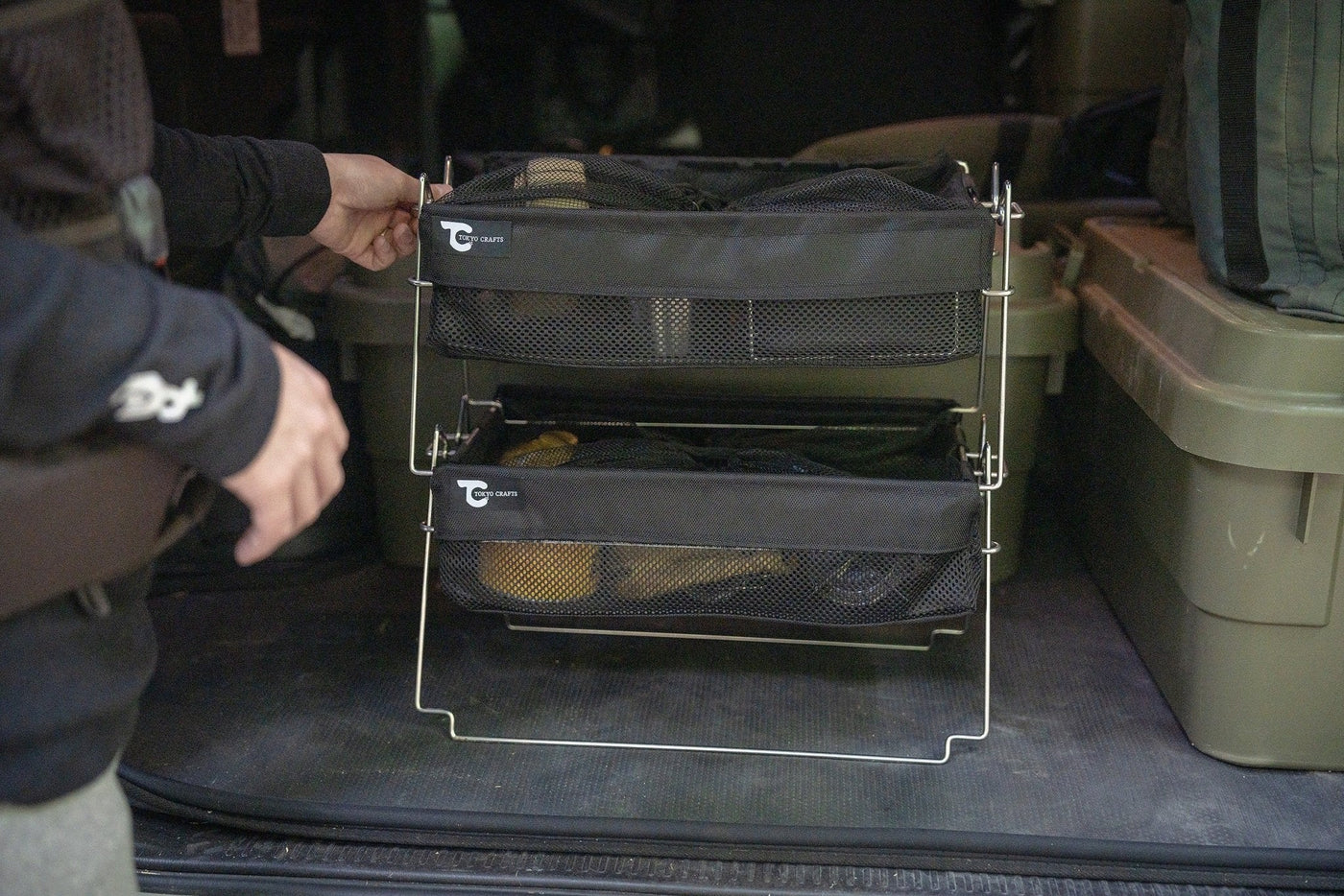 【セット割】バケットシェルフメッシュセット（コードユニット + ショルダーケース + バケットシェルフ メッシュ） - TOKYO CRAFTS