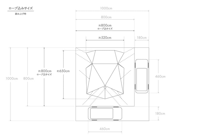 オブセル(ワンポール大型ファミリーテント)- 東京クラフト【公式