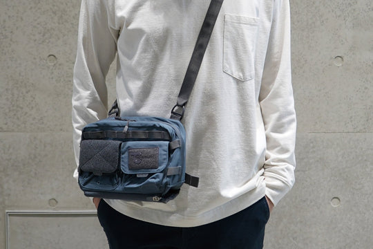 「別注」TCスタンダードチェストバッグ ブルーグレー - TOKYO CRAFTS