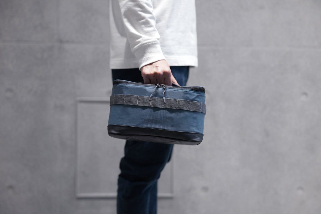 キャンプ コンテナ】別注TCハンギングストレージコンテナS ブルー