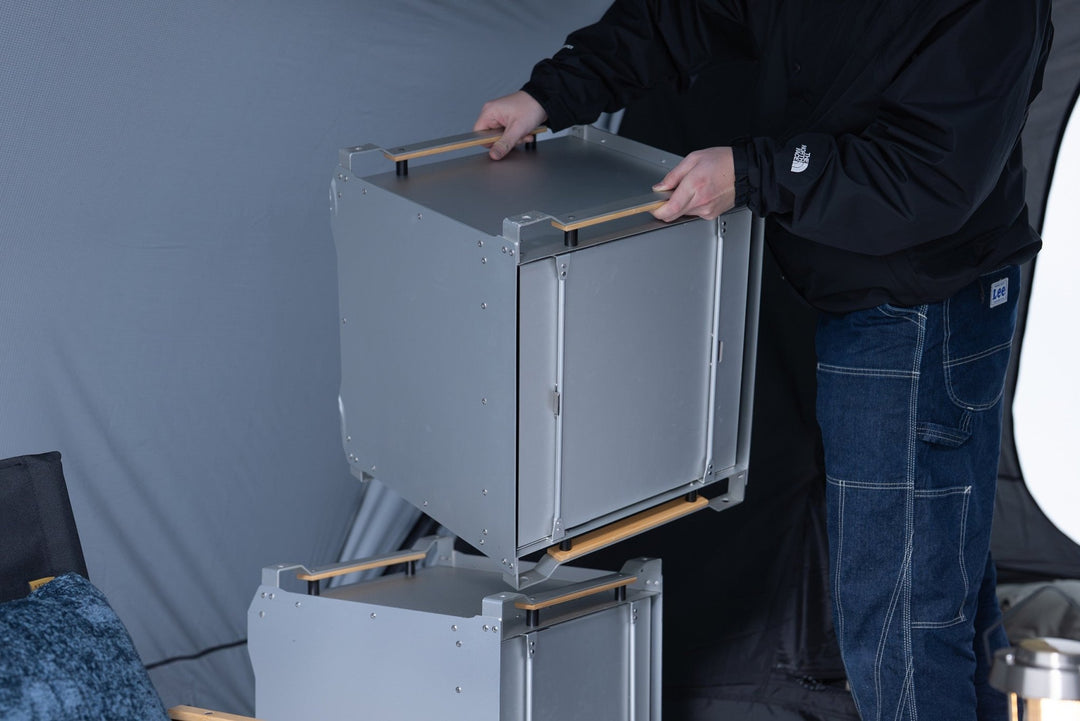 Sleek modern table (for camping/outdoor use & foldable