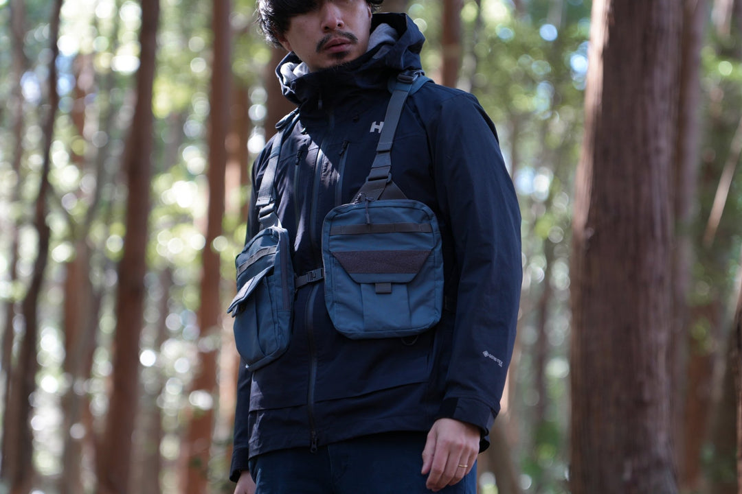 キャンプ用ベスト】別注TCスタンダードキャンプベスト ブルーグレー