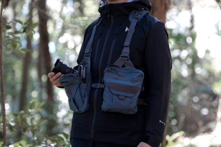 キャンプ用ベスト】別注TCスタンダードキャンプベスト ブルーグレー