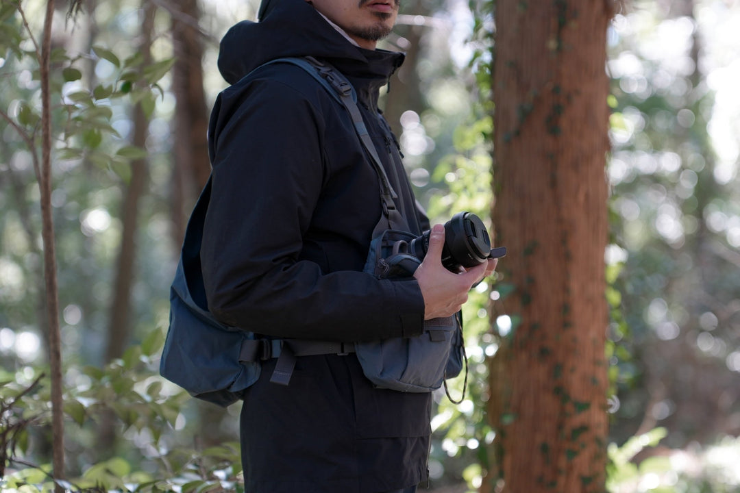 キャンプ用ベスト】別注TCスタンダードキャンプベスト ブルーグレー