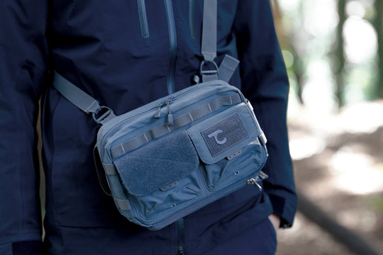 「別注」TCスタンダードチェストバッグ ブルーグレー - TOKYO CRAFTS