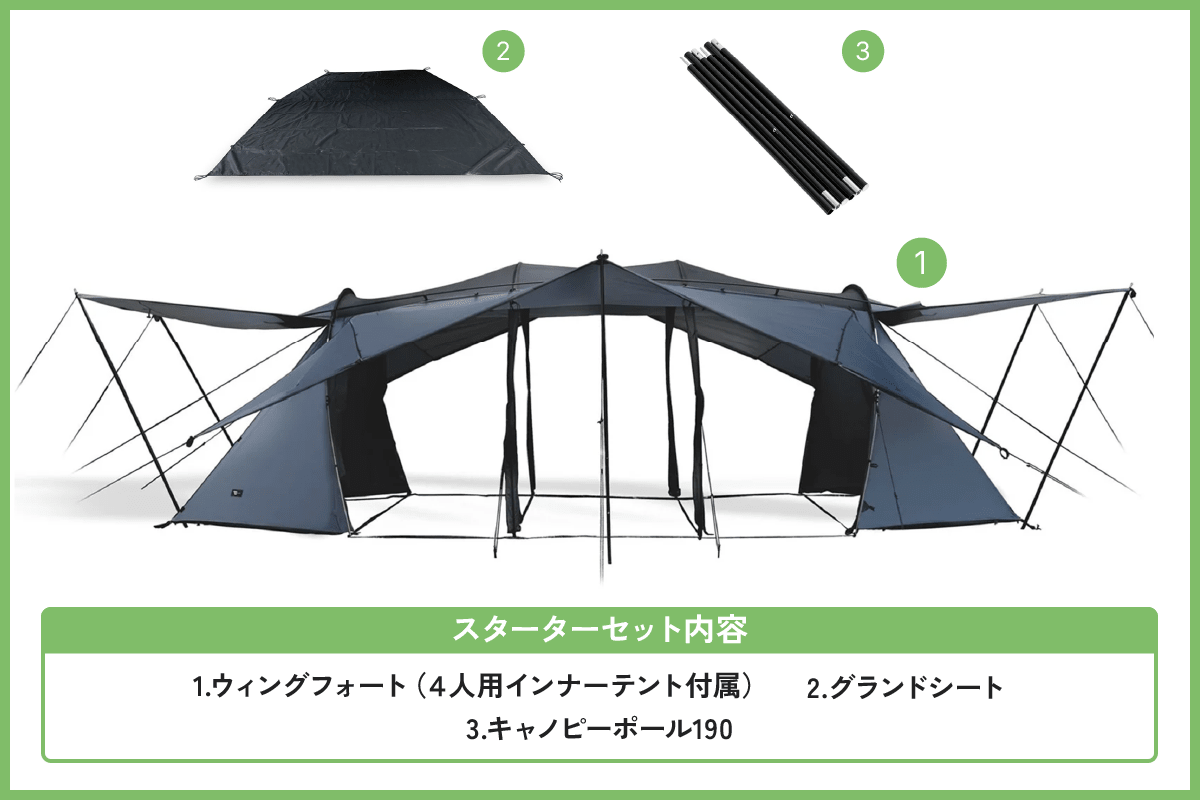 ウィングフォート スターターセット - TOKYO CRAFTS