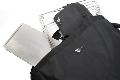 【セット割】コードユニット 焚き火テーブルセット（コードユニット + メバ BBQコンロ + トップボード + 薪ホルダー + グラフアーム + ショルダーケース） - TOKYO CRAFTS