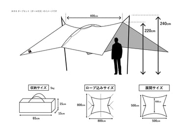 テンビ＋オネ シェルタータープフルセット - TOKYO CRAFTS