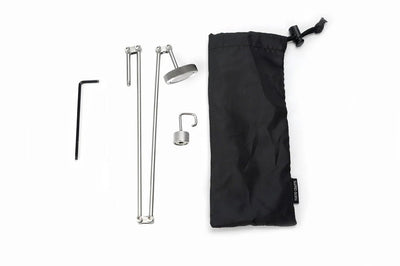 【セット割】コードユニット 焚き火テーブルセット ブラック（コードユニット ブラック + メバ BBQコンロ + トップボード ブラック + 薪ホルダー + グラフアーム + ショルダーケース） - TOKYO CRAFTS