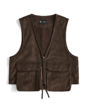 Corduroy Fleece Vestの商品単体カット