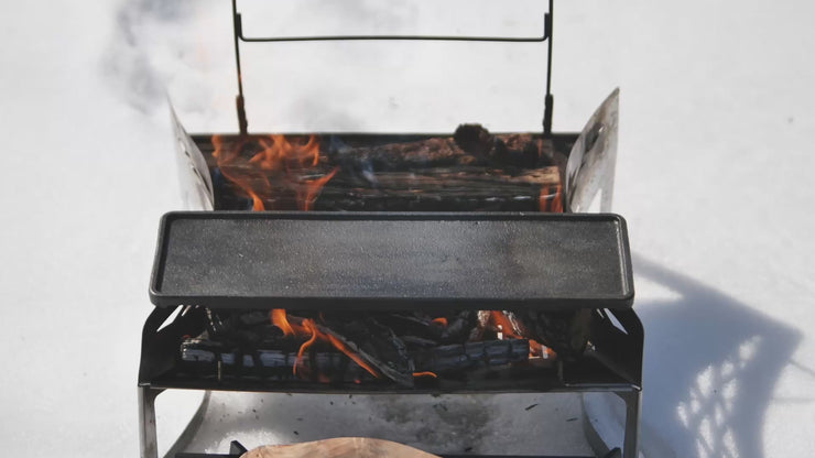 Brick iron plate (camping bonfire iron plate) perfect for makrite