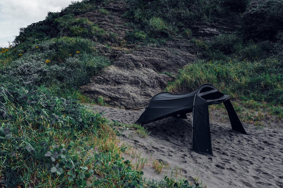 テンビ シェルターセット 黒・ブラック（3〜4人用テント