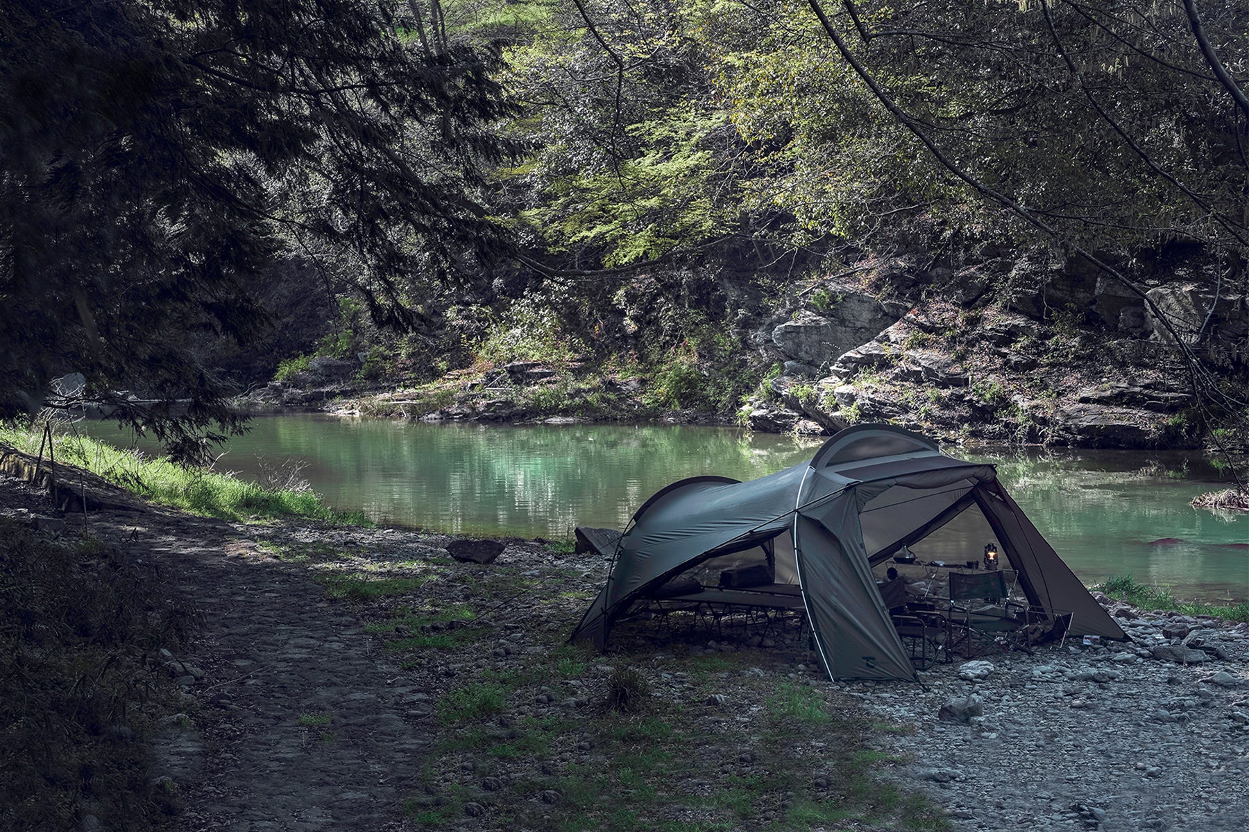 【初売りセール】テンビ(カーキ)シェルタールーフ付お得セット - TOKYO CRAFTS