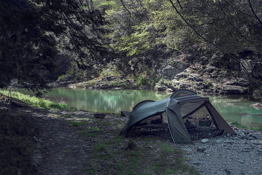 【初売りセール】テンビ(カーキ)シェルタールーフ付お得セット - TOKYO CRAFTS